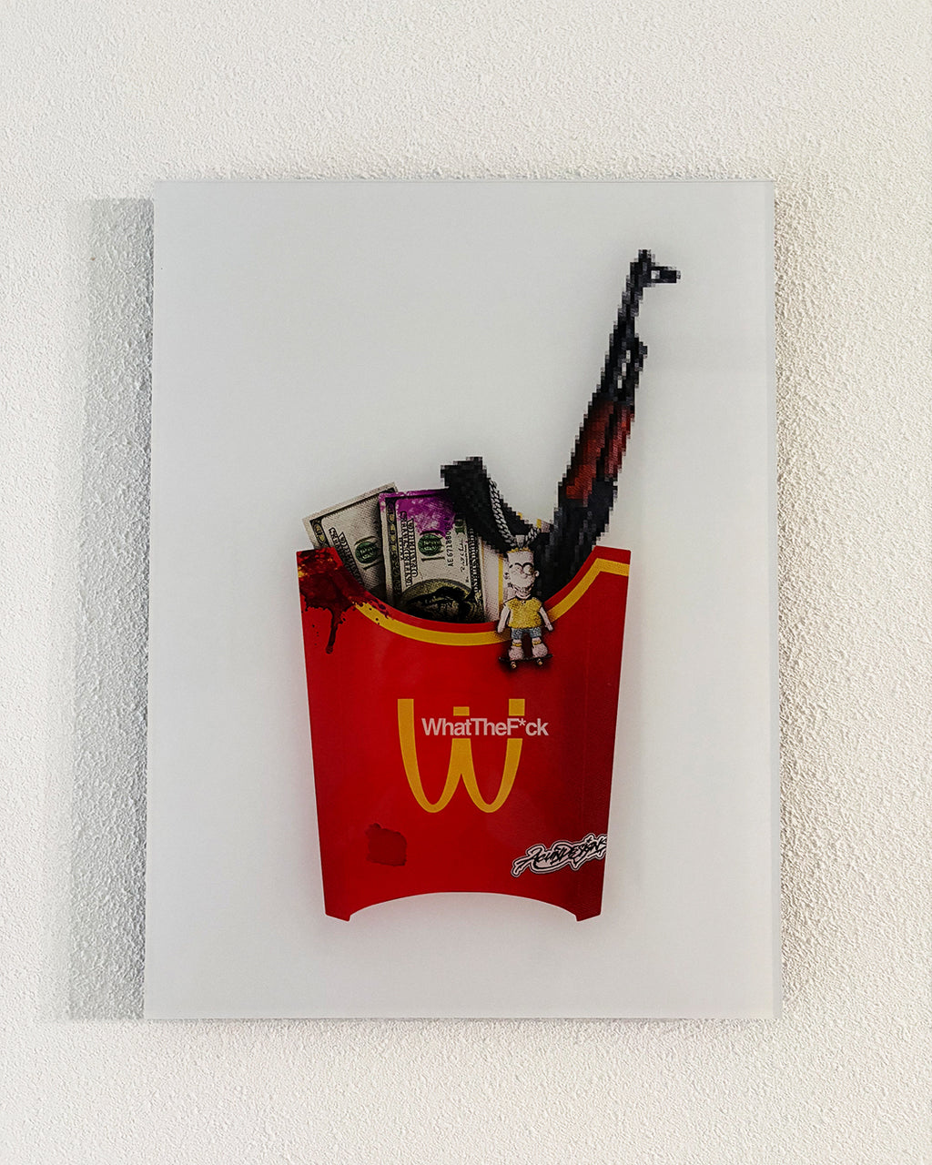 "WhatTheF*ck" Acrylic Glass Poster