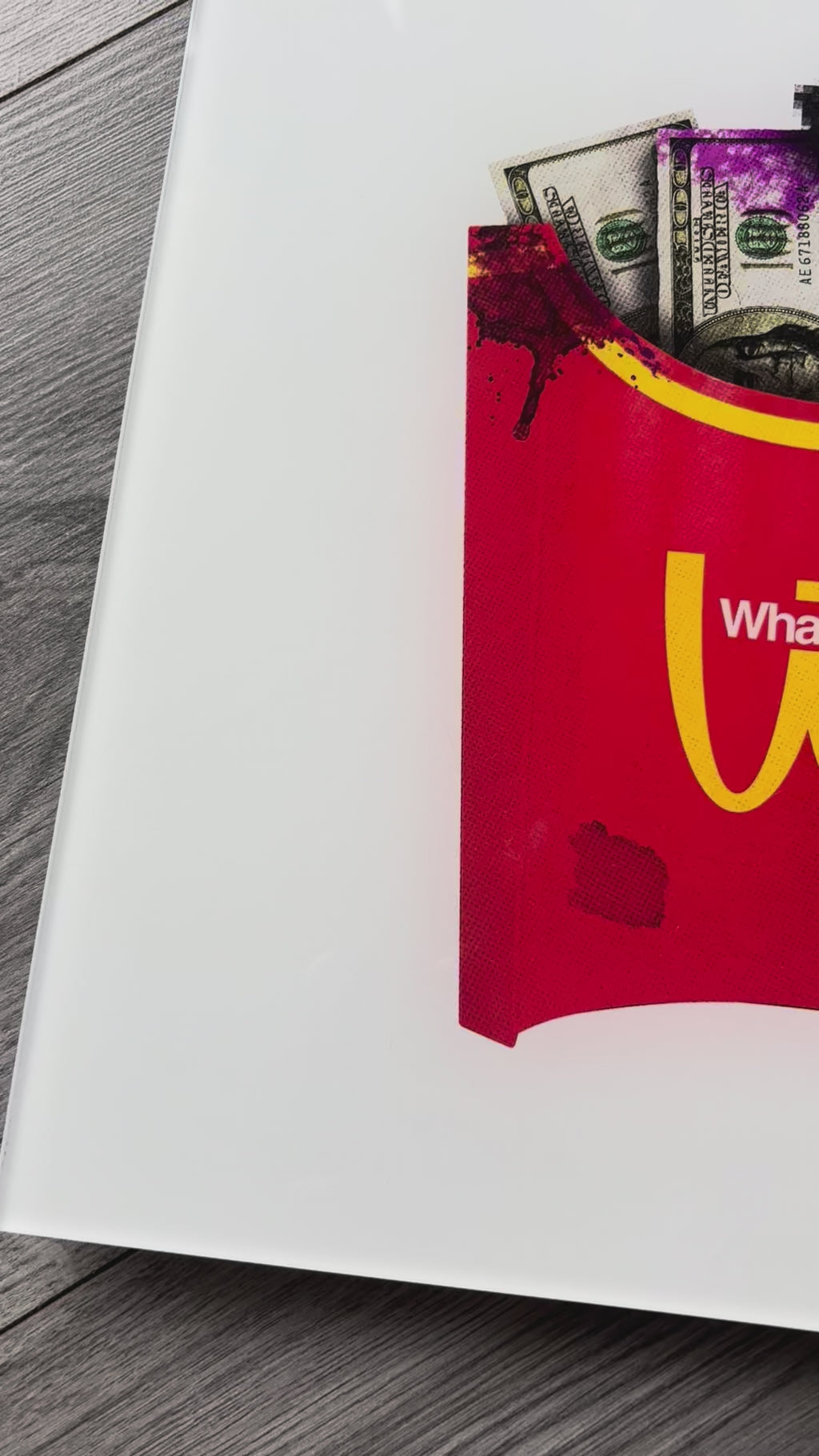 "WhatTheF*ck" Acrylic Glass Poster