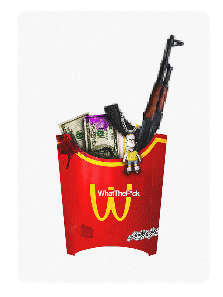 "WhatTheF*ck" Acrylic Glass Poster