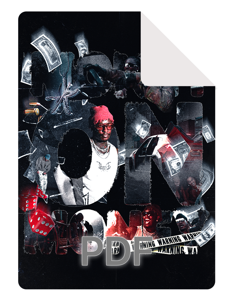 Young Thug "Money On Money" Poster